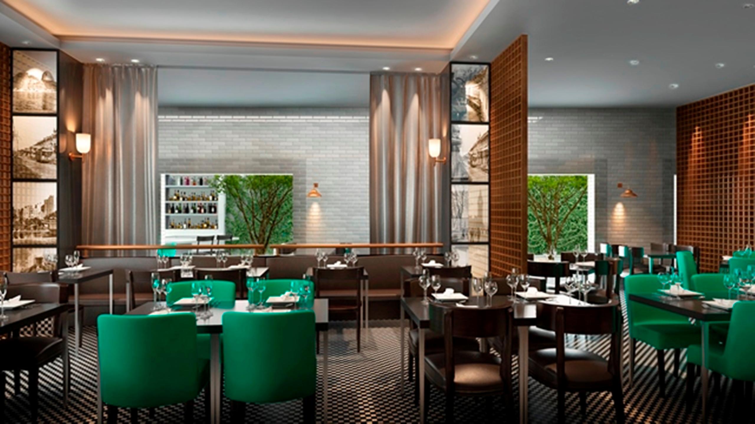 Hotel Atlantico Prime Rio de Janeiro Exteriör bild Interior of the restaurant