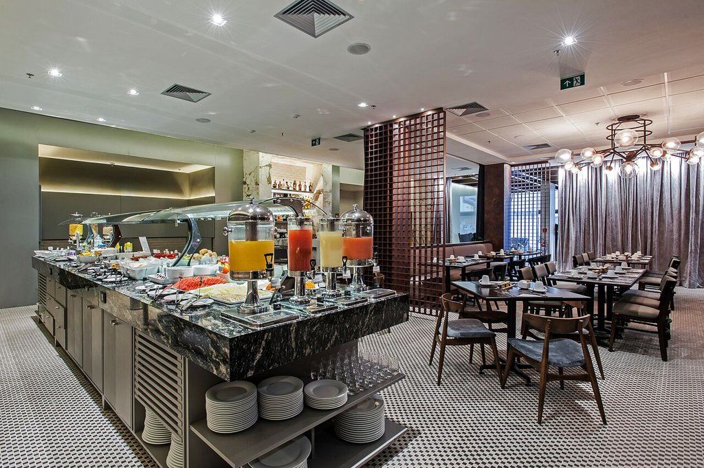 Hotel Atlantico Prime Rio de Janeiro Exteriör bild Breakfast buffet at a luxury hotel